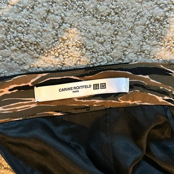 Carine Roitfeld Paris for Uniqlo pencil skirt in army green size 2 - Picture 8 of 12